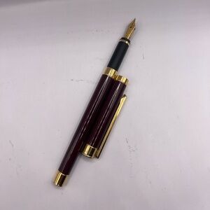 RARE 18K Gold Nib Montblanc Noblesse Bordeaux Fountain Pen